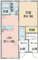 スウィートヒルズの物件間取画像